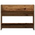 Zapatero de pared madera de ingeniería envejecida 80x18x60