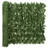 Toldo para balcón con hojas verde oscuro 300x75