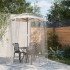 Mosquitera para sombrilla 220 malla blanca Φ330x250