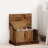Caja de almacenaje madera de ingeniería envejecida 30x50x28
