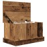 Caja de almacenaje madera de ingeniería envejecida 30x50x28