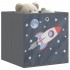Cajas almacenaje plegables 10 uds no tejida gris 32x32x32
