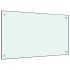 Protección salpicaduras cocina vidrio templado blanco 70x40