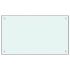 Protección salpicaduras cocina vidrio templado blanco 70x40