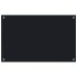Protección salpicaduras cocina vidrio templado negro 80x50