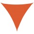 Toldo de vela HDPE naranja 160 g/m² 4x4x4