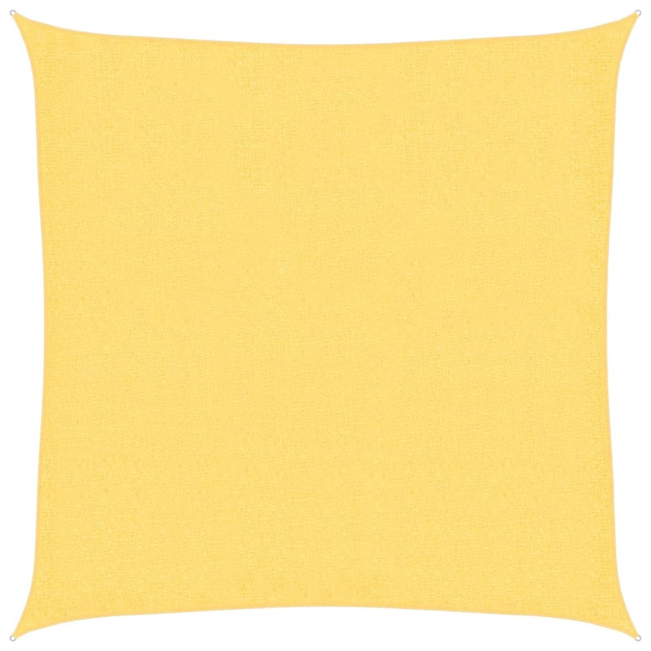 Toldo de vela cuadrado 3,6x3,6 m HDPE