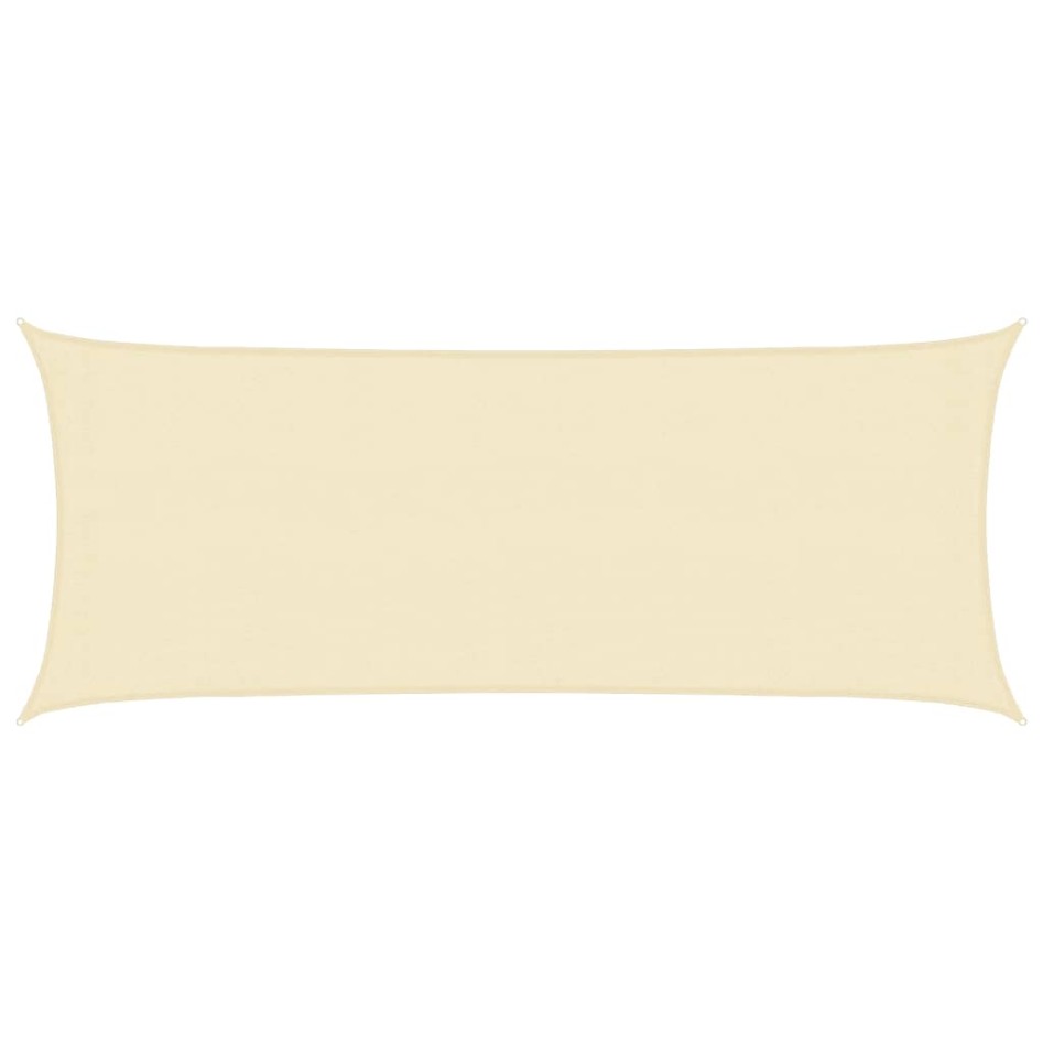 Toldo de vela crema HDPE 160 g/m² 2x5