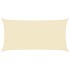 Toldo de vela crema HDPE 160 g/m² 2,5x5