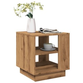 Mesa de centro madera de ingeniería roble artisan 40x40x43