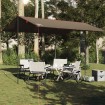 Lona de camping impermeable marrón 406x306 cm