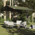 Lona de camping impermeable verde oliva 306x306