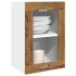 Armario vitrina colgante madera envejecida 40x31x60