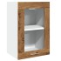 Armario vitrina colgante madera envejecida 40x31x60