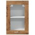 Armario vitrina colgante madera envejecida 40x31x60