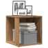 Mesa auxiliar de madera de ingeniería roble artisan 33x33x34