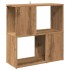 Estantería madera de ingeniería roble artisan 60x24x63