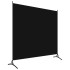 Biombo de tela negro 175x180