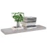 Estante flotante pared 2 uds MDF gris hormigón 80x23,5x3,8