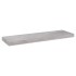 Estante flotante pared 2 uds MDF gris hormigón 80x23,5x3,8