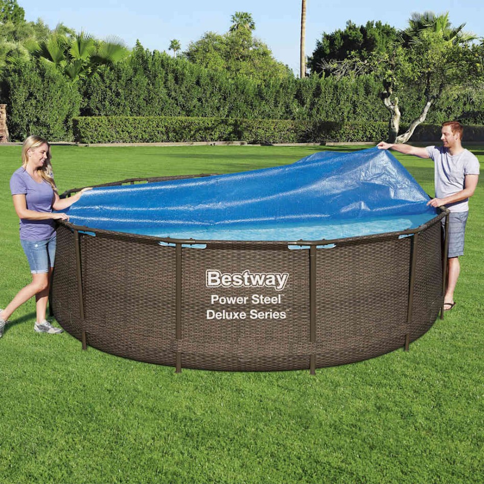 Bestway Cubierta solar para piscina Flowclear 356