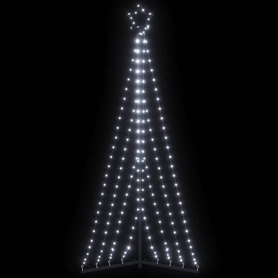 Árbol de Navidad LED 339 LEDs blanco frío 187