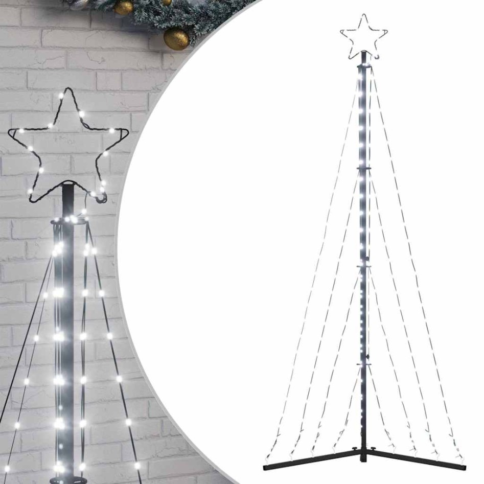 Árbol de Navidad LED 339 LEDs blanco frío 187