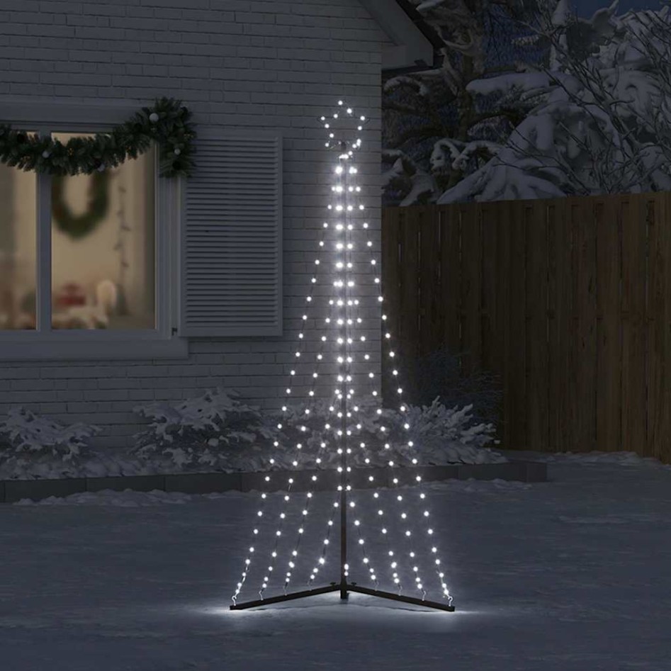 Árbol de Navidad LED 339 LEDs blanco frío 187