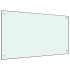 Protección salpicaduras cocina vidrio templado blanco 90x50