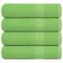 Toallas de Baño 4 uds Verde Manzana 100x150 cm 360