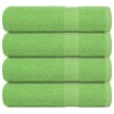 Toallas de Baño 4 uds Verde Manzana 100x150 cm 360 gsm