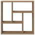Estante de pared madera ingeniería roble artisan 45x16x45