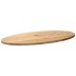Tablero de mesa ovalado madera maciza de roble 80x40x2