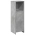 Armario de baño madera contrachapada gris 30x30x95