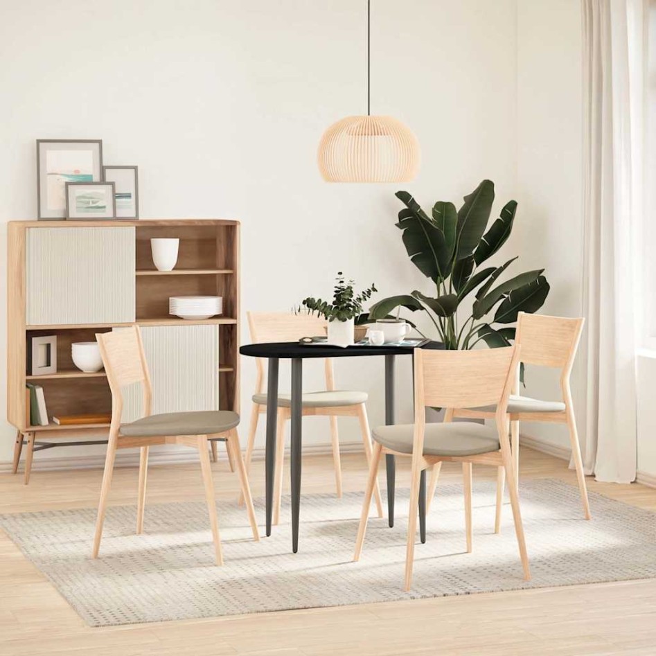 Tablero de mesa ovalado madera maciza de roble 80x40x2