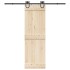 Kit de herrajes para puertas correderas acero negro 200
