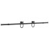 Kit de herrajes para puertas correderas acero negro 200