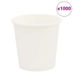 Tazas de café de papel 1000 uds 4oz 100ml blanco