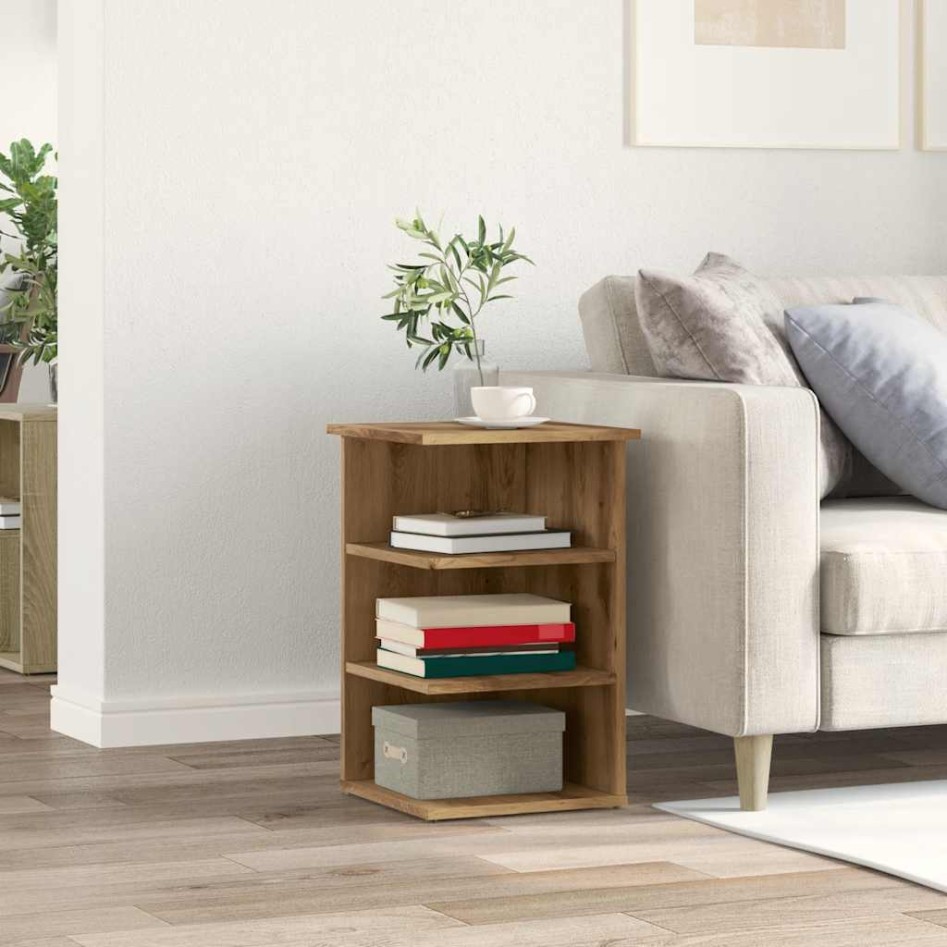 Aparador de madera de ingeniería roble artisan 35x35x55