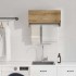 Armario de madera de ingeniería roble artesanal 70x32,5x35