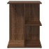 Mesita de noche madera de ingeniería marrón roble 46,5x29x61