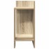 Mesas auxiliares 2 uds con estante roble sonoma 25,5x27x60