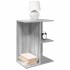 Mesita de noche madera de ingeniería gris Sonoma 46,5x29x61