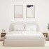 Muebles TV de pared luces LED 2 uds roble artisian