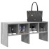 Zapatero apilable gris sonoma 89,5x30x40