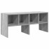 Zapatero apilable gris sonoma 89,5x30x40