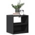 Mesita de noche de pared negra 40x31x39,5