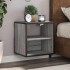 Mesita de noche de pared gris sonoma 40x31x39,5