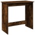 Escritorio de madera contrachapada roble ahumado 80x40x75