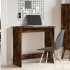 Escritorio de madera contrachapada roble ahumado 80x40x75